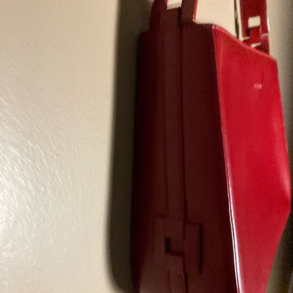 Le Tanneur red leather shoulder bag - Picture 5 of 15